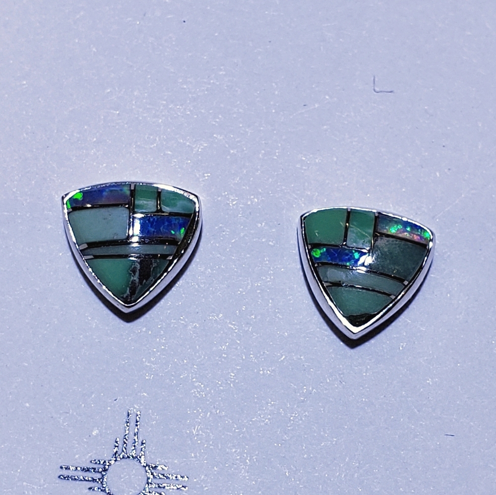 Sterling silver stud earrings